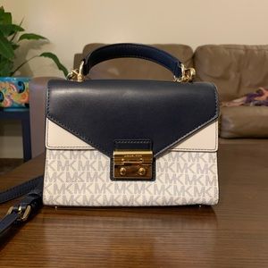 Blue Michael Kors Shoulder Bag